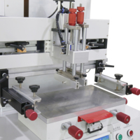 Nouvelle machine d'impression sérigraphique pneumatique semi-automatique Howell compacte et économique pour claviers de PC de bureau, à plateau plat haute vitesse