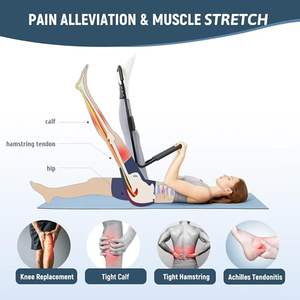 Wellshow Sport Ischio-jambiers pour extension de genou Dispositif d'étirement réglable du bas du dos et des hanches pour plus de flexibilité - Product Image 3