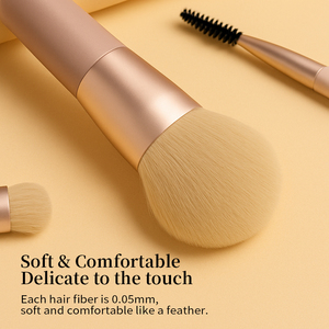 Sẵn Sàng Để Tàu Xách Tay 8 Pcs Biểu Tượng Tùy Chỉnh <span class=keywords><strong>Mini</strong></span> Trang Điểm Bàn Chải Thiết Lập Vegan Tổng Hợp Mỹ Phẩm Bàn Chải Cho Du Lịch - Product Image 2