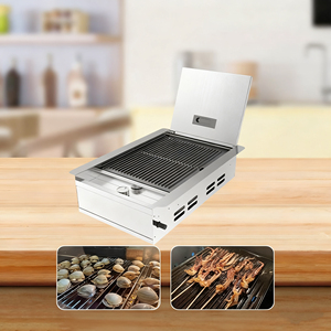 Cocina americana europea totalmente integrada, <span class=keywords><strong>parrilla</strong></span> de barbacoa de Gas Premium moderna, Patio al aire libre, <span class=keywords><strong>parrilla</strong></span> para asar al calor uniforme, cocina al aire libre - Product Image 5