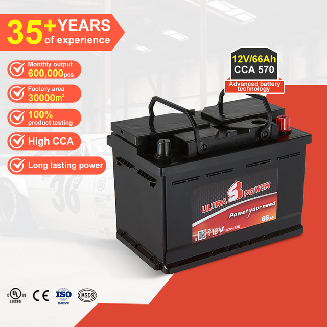 Factory Direct DIN Standard Electric Vehicles Maintenance Free  Automatic Car Starting 12V 70Ah Lead Acid Car Battery