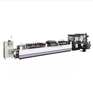 Doypack Stand Up Pouch Zipper Bag Making Machine Three Side Seal Zip Lock Plastic Bag Making Machines Automatic