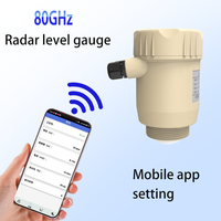 OEM ODM 80GHz Radar Water Level Meter Sensor Level Radar Non-Kontak RS485 Modbus