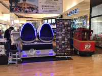 MAKER Simple/Double VR Oeuf Chaise Jeu Roller Coaster Tir Course Simulation Réalité Virtuelle Machine de Jeu 9D VR Chaise