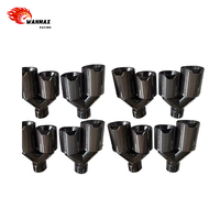 Embout d'échappement pour BMW M Power, pour G20 G21 G23 G42, tout en fibre de carbone noire, silencieux à 4 sorties, fabriqué en titane inoxydable, X5 X3