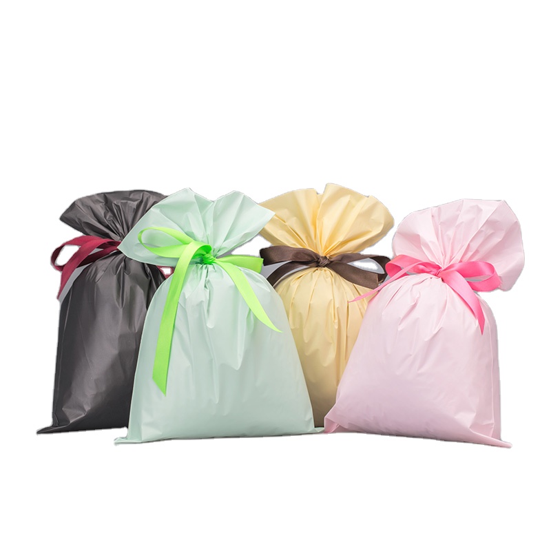 Высококачественные винные бутылки, рождественские подарочные пакеты, индивидуальные пакеты для конфет, праздничные пластиковые пакеты для вечеринок