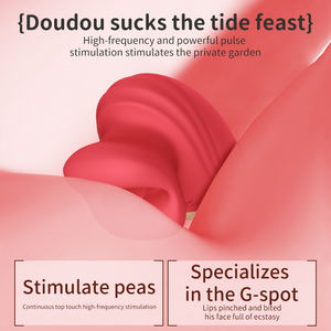 Wasserdichtes Anal-Sexspielzeug für Erwachsene, G-Punkt- und Klitoris-Stimulator mit Vibrator, Zungenleck- und Saugfunktion, magnetisches Aufladen - Product Image 4