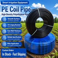 Tuyaux flexibles en PE pour irrigation par aspersion, diamètre 1/2 pouce (20 mm), paroi intérieure lisse, haute pression, écologiques, agriculture