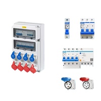 Boîte de distribution électrique industrielle en plastique pour extérieur, interrupteur d'entretien personnalisable, commandes industrielles, boîte de prise étanche IP65
