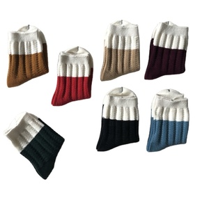 Calcetines tobilleros <span class=keywords><strong>de</strong></span> doble costura con bloques <span class=keywords><strong>de</strong></span> color Morandi para niños pequeños, calcetines <span class=keywords><strong>de</strong></span> algodón suave para niños <span class=keywords><strong>de</strong></span> jardín <span class=keywords><strong>de</strong></span> infantes, venta al por mayor personalizada OEM - Product Image 4