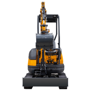 Livraison Gratuite Mini-Excavatrice sur Chenilles de 2,5 Tonnes avec Moteur, Pompe Hydraulique, Cabine à Rotation Latérale et Chenilles Rétractables pour Utilisation Agricole et de Jardin - Product Image 2