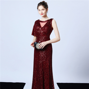 18108 # Abito <span class=keywords><strong>da</strong></span> Sposa Arabo Musulmano a Sirena con Cristalli, Vestito <span class=keywords><strong>da</strong></span> Sera Formale Sexy per <span class=keywords><strong>Donna</strong></span>, Abito <span class=keywords><strong>da</strong></span> Damigella per Cerimonie - Product Image 3
