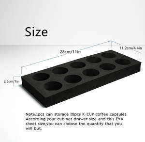 Nouveaux produits Espresso Support Filtre a Cafe Porta Pods EVA Stockage Café Capsules Titulaire Rack pour <span class=keywords><strong>NESPRESSO</strong></span> - Product Image 3