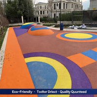 Runsure Senior Living Granulés EPDM de 15-50 mm d'épaisseur Prix États-Unis Canada Allemagne Antidérapant Protection contre les chutes Solide Nouveau Design Raffiné