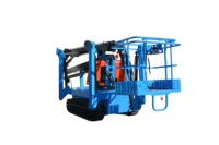 Nacelle araignée sur chenilles électrique articulée KCCL KNSC18, hauteur de travail 20m, charge utile 200kg, pour vergers