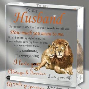 square <b>Acrylic</b> <b>Mirror</b> Word Ornaments Stand Ins Wind Decoration Transparent Graduation Season Nativity Scene - Product Image 4