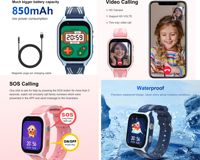 4G GPS çocuklar akıllı saat su geçirmez Video çağrı sesli sohbet iki yönlü telefon görüşmesi DH18 çocuklar güvenlik Smartwatch destek özel OEM ODM