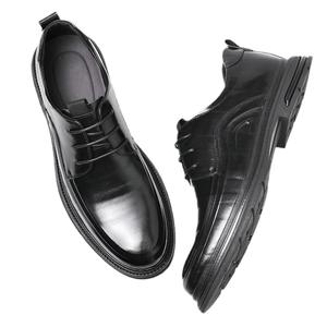 HighEnd Men's Retro Formal Genuine Leather & Mesh <b>Shoes</b> Luxury Business Design Durable Breathable Comfortable Oxford - Product Image 4