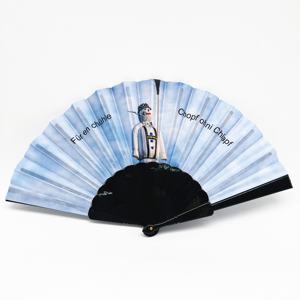 Nuevo Abanico Plegable de Bambú Resistente para Bodas con Diseño de Flores de Cerezo Japonés - Product Image 2