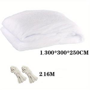 Mosquitera Portátil 300x300x250cm, Rectangular, Blanca, de Una Puerta, para Uso en Interiores y Exteriores, Camping y Gazebos - Product Image 1