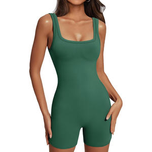 Mono sexy para mujer con forro térmico, interior de forro polar, sin mangas, para clima frío, cómodo y acogedor, para estar en casa, primavera, verano, para descansar, ajustado - Product Image 1