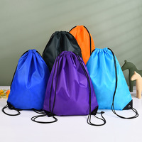 Sac à dos coloré en polyester unisexe Vecon, grand format, pour le sport et les activités de plein air, avec cordon de serrage et double bandoulière