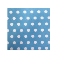Vente en gros échantillon gratuit tissu de sac en polyester 600d imprimé numérique à pois imperméables