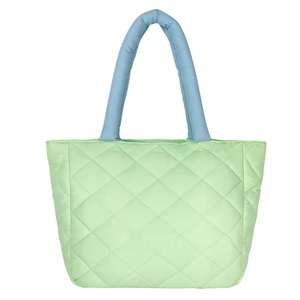 Sac fourre-tout à rabat pour femme, nouvelle mode automne-hiver 2026, en polyester doux, motif dessin animé couleur personnalisée avec fermeture éclair - Product Image 3