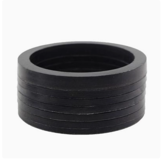 SIPAITUO Durable NBR FKM PTFE Bronze V Packing Seals Hydraulic V-Packings Chevron Stacks for Oil Gas Industry Mechanical Rubber