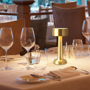 Tragbare LED wiederauf ladbare Tisch lampe 3 Color Touch Control Metall Schreibtisch lampe Akku Stepless Dim mable Bedside Dining Room Night - Product Image 4