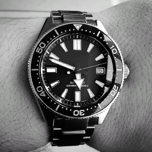 Personalización basada en el diseño Fecha automática Relojes mecánicos automáticos de acero inoxidable para hombre Diver - Product Image 6