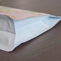 Bolsa con Cierre Hermético de Ocho Lados, Laminada con VMPET de Grado Alimenticio, Material Compuesto Mate OPP/VMPET/PE para Envasado de Frutos Secos