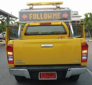 airport vehicle follow me led message board