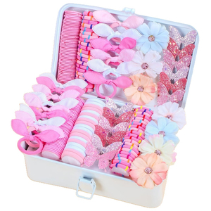 Hot Selling Pink Bowknot Flower Butterfly Hair Accessories Combinations <b>Sweet</b> Series Girl's Hair Accessories Fashionable Jewelry - Product Image 6