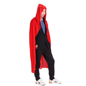 Capa con capucha para hombre y mujer, capa larga de terciopelo, disfraz de Halloween, Vampire - Product Image 5