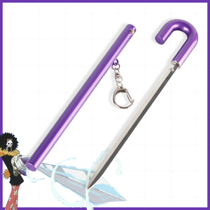 Llavero de una pieza Brook, modelo de espada de aleación de zinc, <span class=keywords><strong>Katana</strong></span> de anime de 22 cm - Product Image 4