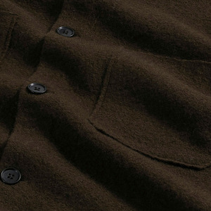 <span class=keywords><strong>Cardigan</strong></span> invernale personalizzato da <span class=keywords><strong>uomo</strong></span> in lana da Varsity cappotto maglione lungo con <span class=keywords><strong>bottoni</strong></span> in corno nero elegante decorazione tascabile - Product Image 3