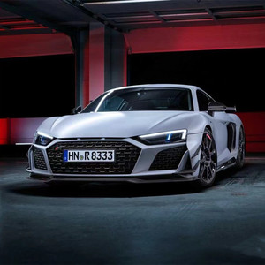 ชุดแต่งคาร์บอนไฟเบอร์สำหรับ Audi R8 รุ่นใหม่ สไตล์ RWD พร้อมลิ้นหน้าแบบ Air Knife คาร์บอนไฟเบอร์คุณภาพพรีเมียมสำหรับอัพเกรดกันชนรถยนต์ - Product Image 2
