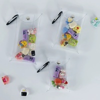 Sac de rangement suspendu en PVC pour enfants, pour poupées blind box, clés, écouteurs, rouges à lèvres et accessoires