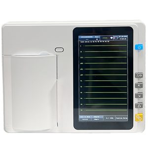 Système de surveillance Holter à affichage numérique, électrocardiographe ECG, appareil ECG 12 canaux, écran tactile - Product Image 4