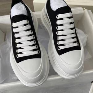 Chaussures de marche décontractées en toile personnalisées 2026, style classique, pour hommes et femmes, à semelle épaisse et talon haut - Product Image 2