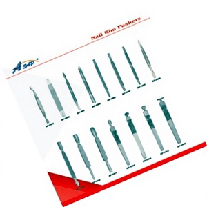 ASAP - Juego de Empujadores de Cutículas de Acero Inoxidable Planos, Reutilizables y Sostenibles, de Doble Uso, para Manicura y Pedicura, 1 Unidad - Product Image 1