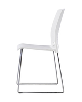 Chaise de visiteur de conférence de bureau empilable de cadre en métal de meubles de bureau