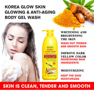 戴维博士美白沐浴露私人标签姜黄VC辉光皮肤姜黄身体凝胶洗 - Product Image 3