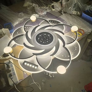 Lampes de plafond à LED modernes et atmosphériques, luminaire principal de luxe, montage en surface, télécommande 110v/220v 188W 2.4G, éclairage à intensité variable - Product Image 6