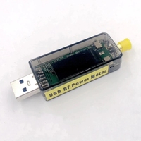 Medidor de potencia RF USB con pantalla a color de 0,96 "V3.0 100K a 10GHZ -55 A + 30dBm prealmacenado 9 curvas de atenuación