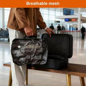 Waterproof TPU Vacuum Compression <b>Bag</b> Reusable Travel <b>Packing</b> Organizer <b>for</b> Luggage <b>Suitcase</b> - Product Image 6