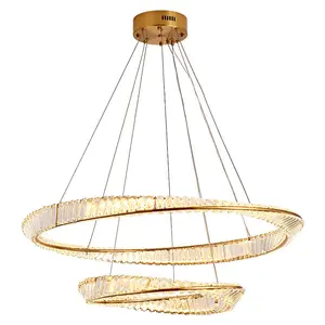 Хрустальная люстра 203, роскошный хрустальный подвесной светильник для украшения отеля, домашнее освещение, потолочный прозрачный и золотой