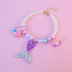 Sirena cola Shell colorido perla mascota <span class=keywords><strong>Collar</strong></span> perro gato <span class=keywords><strong>collar</strong></span> - Product Image 5
