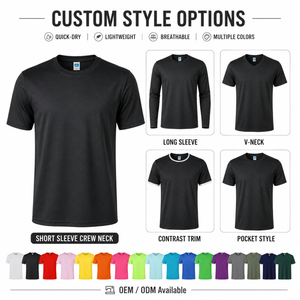 T-shirt da uomo personalizzata all'ingrosso con logo, in seta ghiaccio traspirante ad asciugatura rapida, a maniche corte, ideale per <span class=keywords><strong>palestra</strong></span>, sport, casual e uso quotidiano - Product Image 4